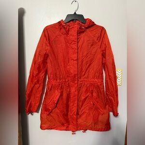 Marc New York Red Hooded Rain Coat